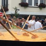 7,200 eggs cracked for giant omelette at Belgian festival