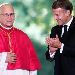 Emmanuel Macron and Pope Leo XIV set out clashing world views at first meeting in France