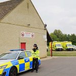 Police declare ‘major incident’ near RAF base in UK as men arrested on suspected explosives offences