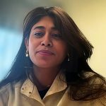 Rima Hassan denies throwing the EU flag to the floor at 7 October commemoration