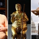 In Pictures: Weirdest and most thought-provoking statues of Donald Trump over the years