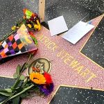 US: flowers laid at Patrick Stewart’s Hollywood star after his death