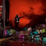 Russian missiles spark huge factory fires in Ukraine’s Odesa and Zaporizhzhia