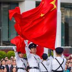 Giant Chinese flag unfurled on glass bridge in Jiangxi ahead of national day