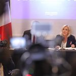 Le Pen lands in Brussels lashing out at the European Commission