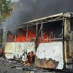 At least 12 killed and 19 injured after Russian strike hits buses in Donetsk