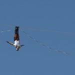 Estonian slackliner takes on 120-metre-high line above Seoul