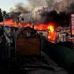 Russia: flames engulf buildings after Ukrainian drone attack in Voronezh region